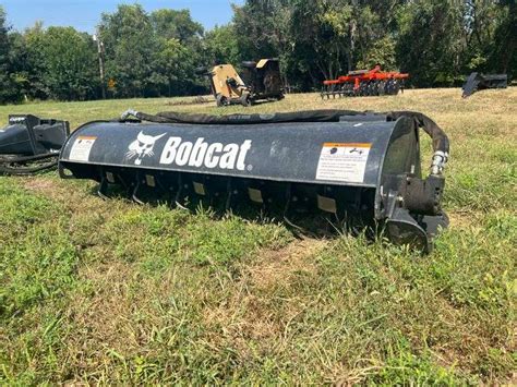 tiller 76 for skid steer for sale|rotary tiller for skid steer.